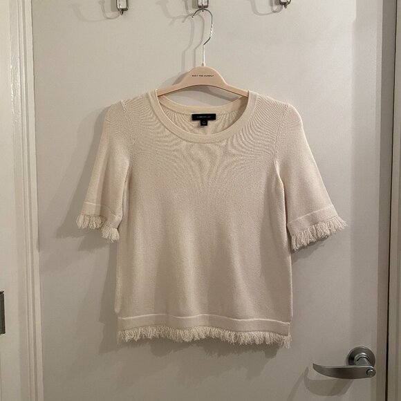 Ann Taylor Elbow-Sleeve Top - Picture 1 of 5